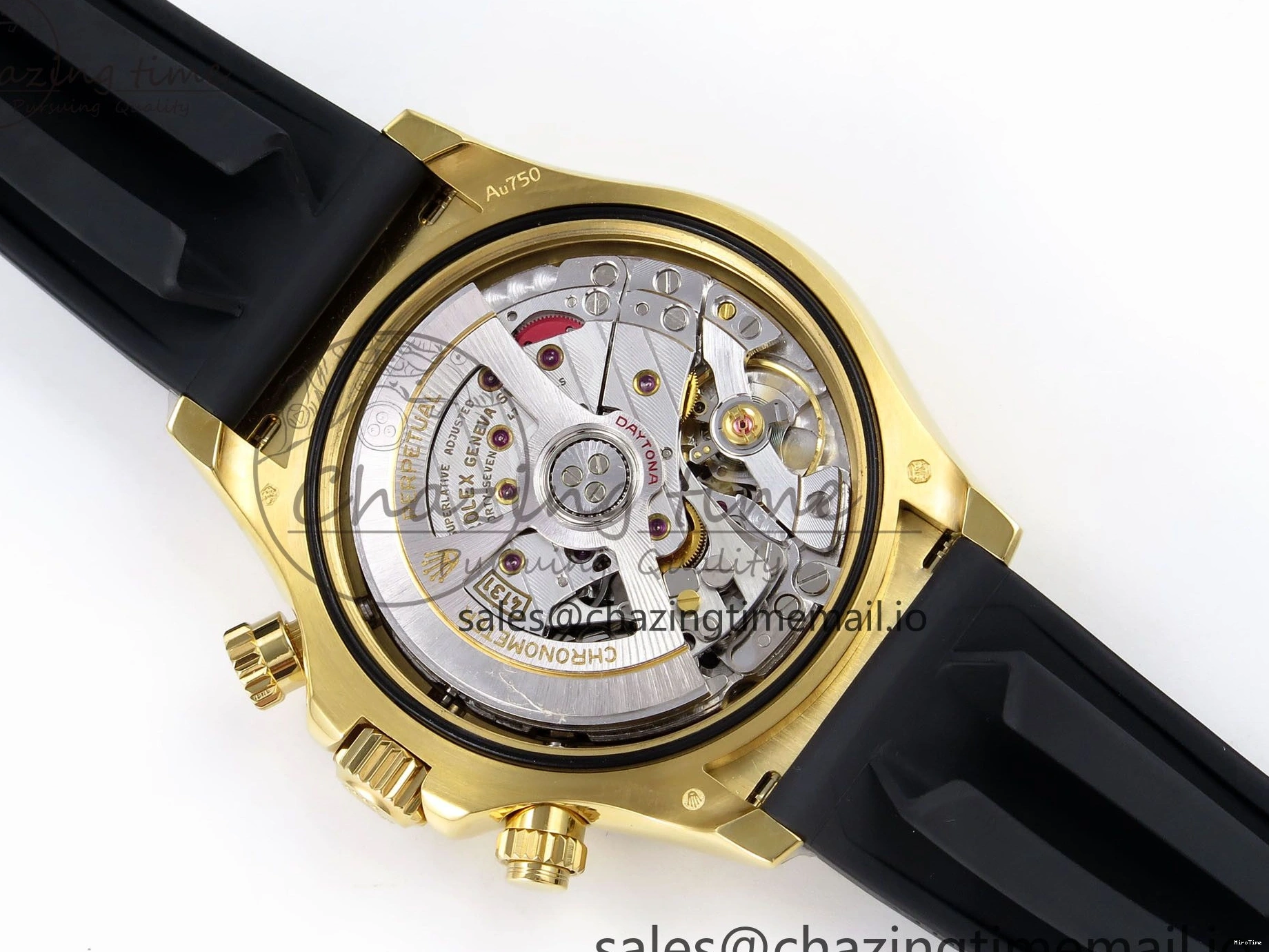 MiroTime 0414 Bold Daytona 126518 QF 1:1 Best Edition Black YG Dial on Oysterflex Strap SH4131 V6（Gain Weight） 1198